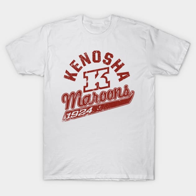 Kenosha Maroons T-Shirt by MindsparkCreative